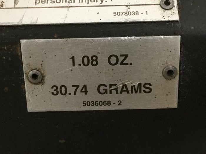 Used CINCINNATI MILACRON 1.08 Oz Injection Unit VS55-1.08 / IU Used