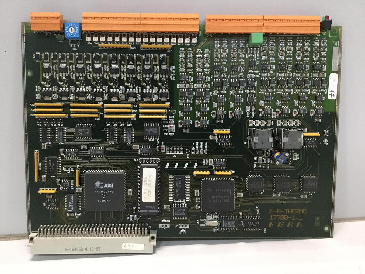 Used KEBA / Engel Circuit Board E-8-THERMO 1770B-1 #103186