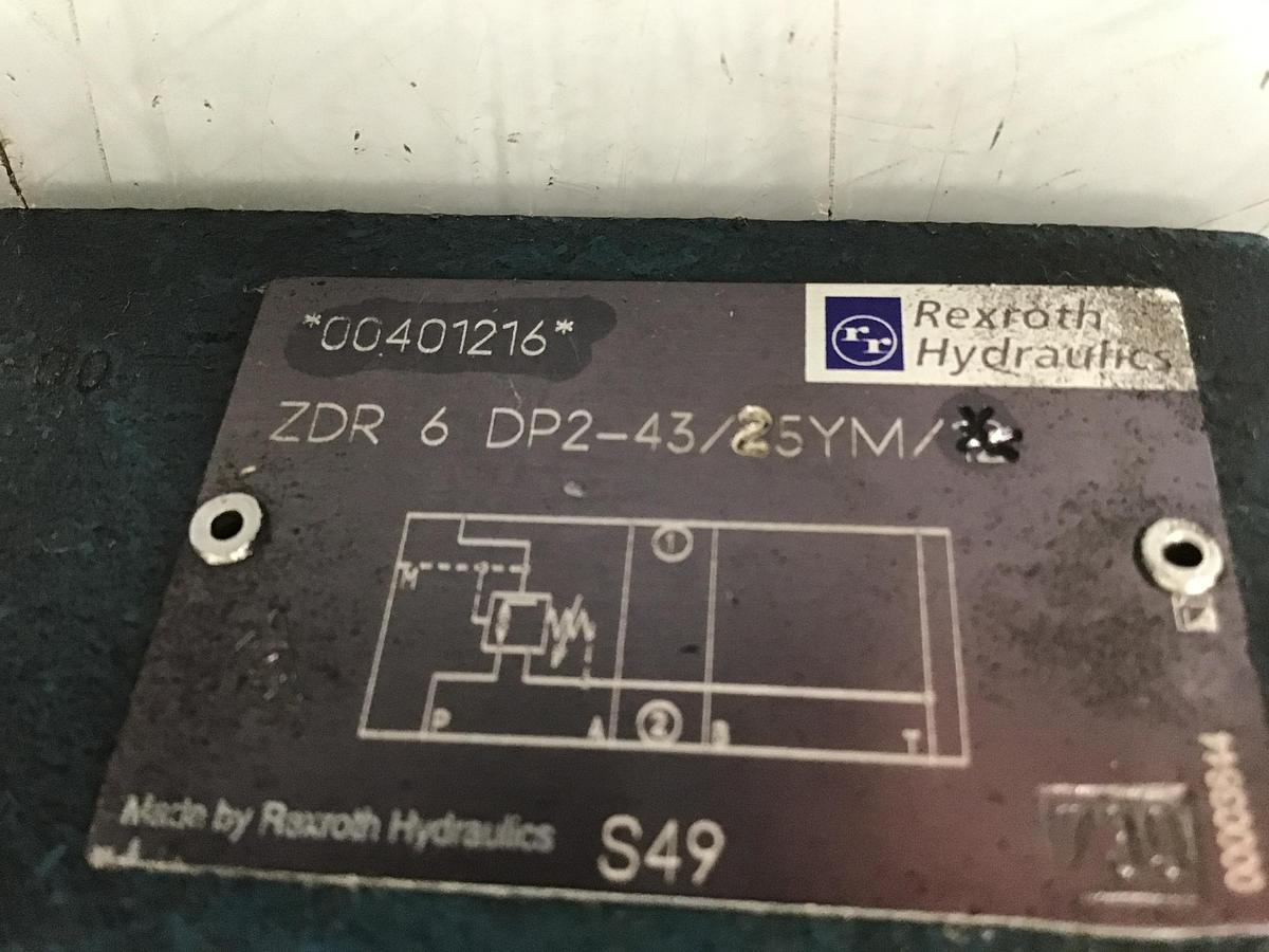 Used REXROTH ZDR6DP24325YM12 Valve Used #141519