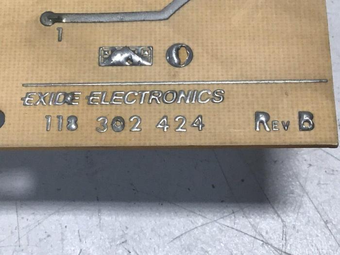 Used EXIDE Circuit Board 118 302 424 #127508