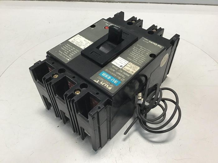 Used FUJI ELECTRIC 70 Amp Circuit Breaker BU-ESB3070 #127453
