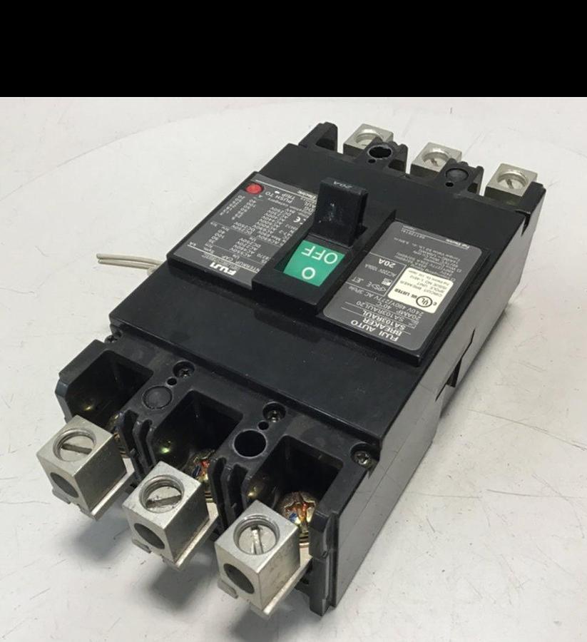 Used FUJI ELECTRIC 20 Amp Circuit Breaker SA103RAUL20 USED