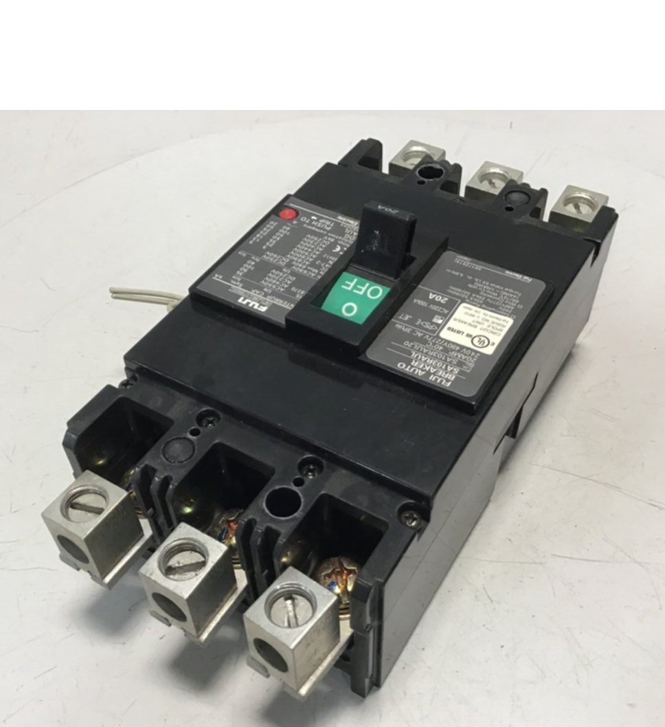 Used FUJI ELECTRIC 20 Amp Circuit Breaker SA103RAUL20 USED