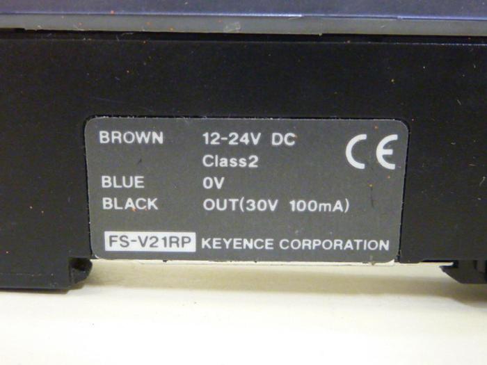 Used KEYENCE Dual Digital Amplifier Sensor FS-V21RP #55394