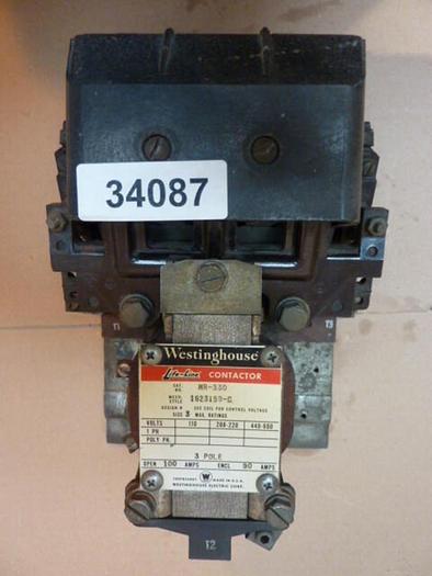 Used WESTINGHOUSE Life Line Contactor NR-330 #34088