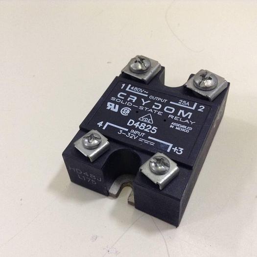 Used CRYDOM Solid State Relay D4825 #84470