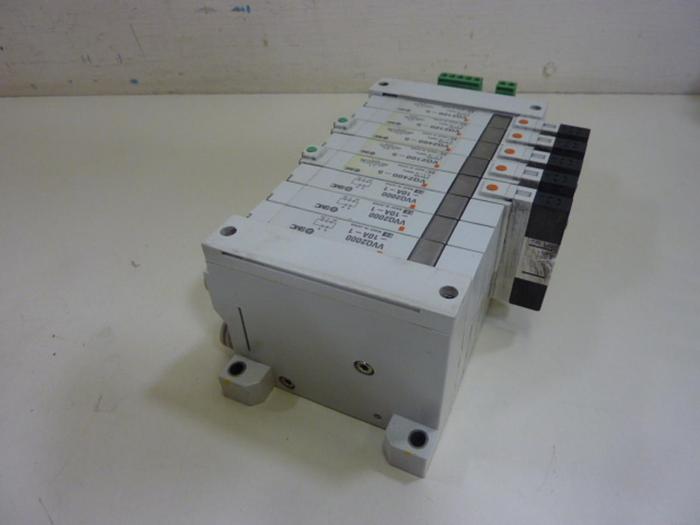 Used SMC Manifold w/ Valves EX120-SDN1 #60663