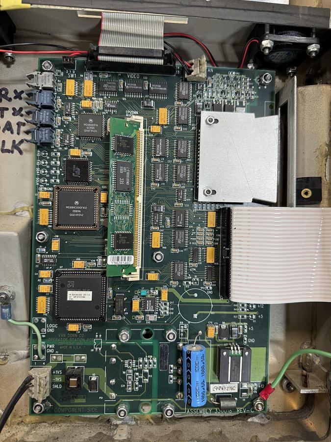 Used VAN DORN PATHFINDER 4500 Operator Panel USED #151729