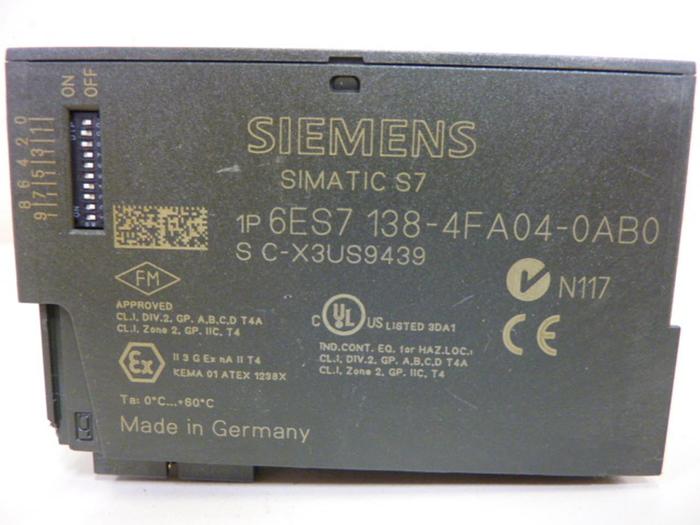 Used SIEMENS Power Module 6ES7 138-4FA04-0AB0 #55021