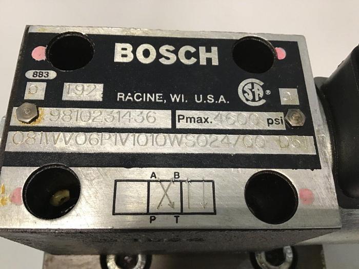 Used BOSCH Valve 9810231436 081WV06P1V1010WS024/00D51 Used