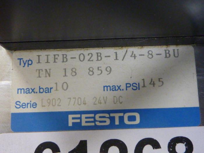 Used FESTO Control Block / Valve Terminal IFB8-02 #61268