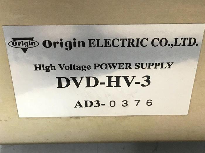 Used ORIGIN ELECTRIC High Voltage Power Supply DVD-HV-3 #120353