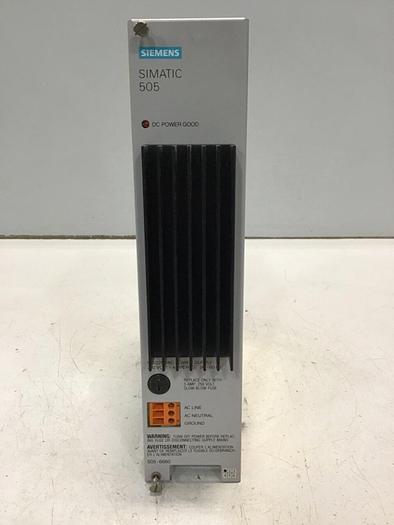 Used SIEMENS Power Supply 505-6660 #139963