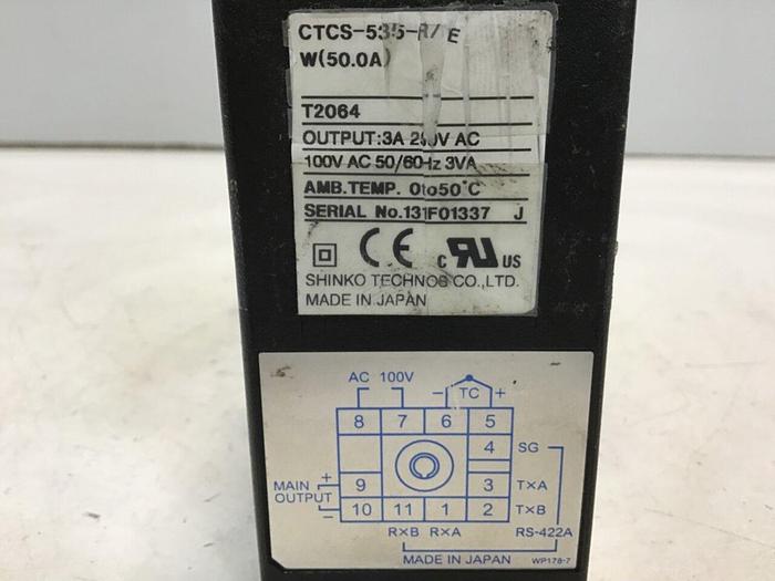 Used SHINKO Temperature Control CTCS-435-C/ES #141877