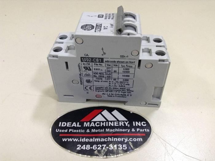 Used ALLEN BRADLEY 3 Amp Circuit Breaker 1492-CB1/F030 SER B #75173