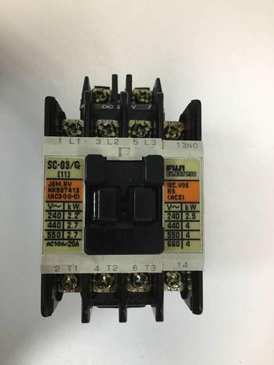 Used FUJI ELECTRIC Contactor SC-03/G SC11AG #97915