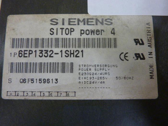 Used SIEMENS Power Supply 6EP1 332-1SH21 #58170