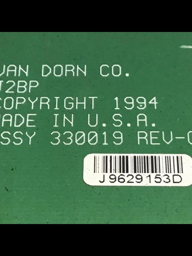 Used VAN DORN Circuit Board 330019 PC330-019 330-019 Used