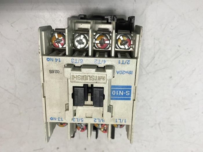 Used MITSUBISHI Contactor S-N10 20 AMP #124116