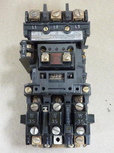 Used ALLEN BRADLEY Starter Size 1 509-BOD SER A W35 #55449