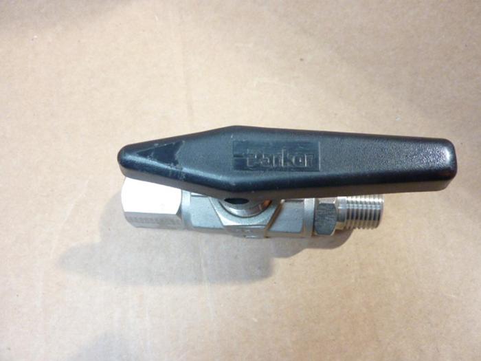 Used PARKER Ball Valve 8M8F-B8LJ-SSP #40415