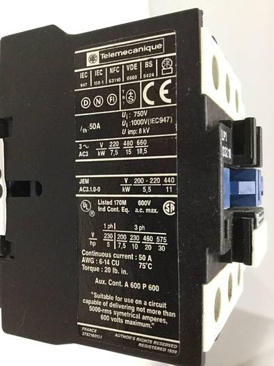 Used TELEMECANIQUE Contactor LP1D3210 #97923