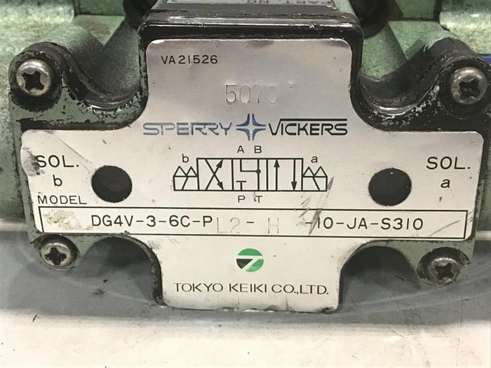 Used VICKERS Valve DG4V36CPL2H10JAS310 #137632