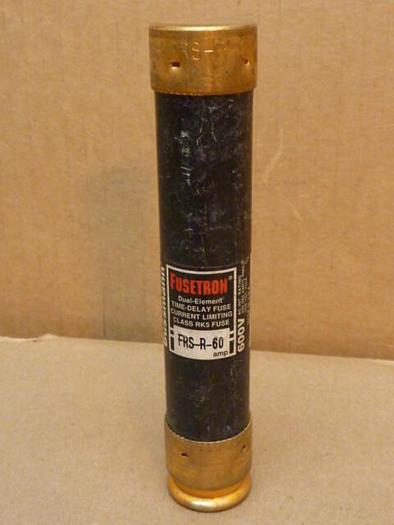 Used FUSETRON 60 Amp Fuse FRS-R-60 #33725