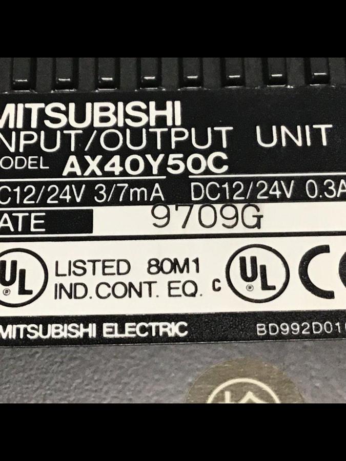Used MITSUBISHI I/O Module AX40Y50C USED
