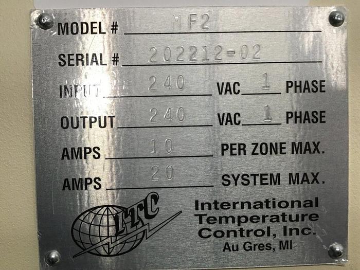 IDEAL MACHINERY Dual Zone Hot Runner IM-MF2-G NEW