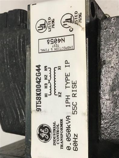 Used GENERAL ELECTRIC 0.050 kVA Transformer 9T58K0042G44 #120842