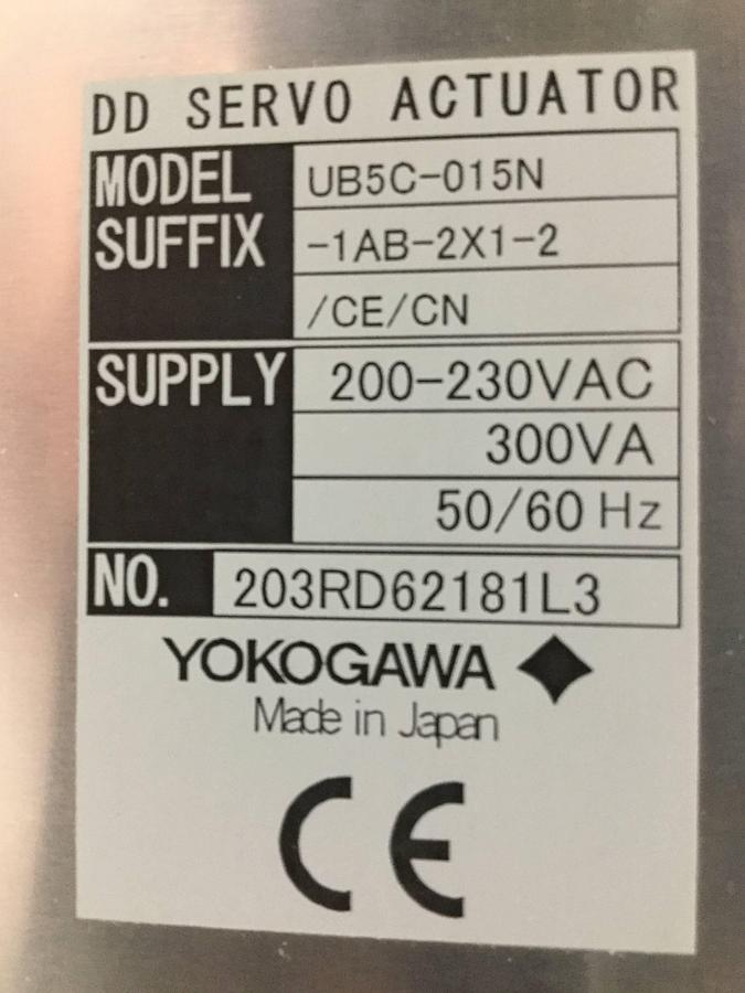 Used YOKOGAWA DD Servo Amplifier UB5C-015N-1AB-2X1-2/CE/CN Used #98688