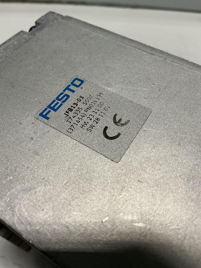 Used FESTO Control Block / Valve Terminal IFB13-03 Used