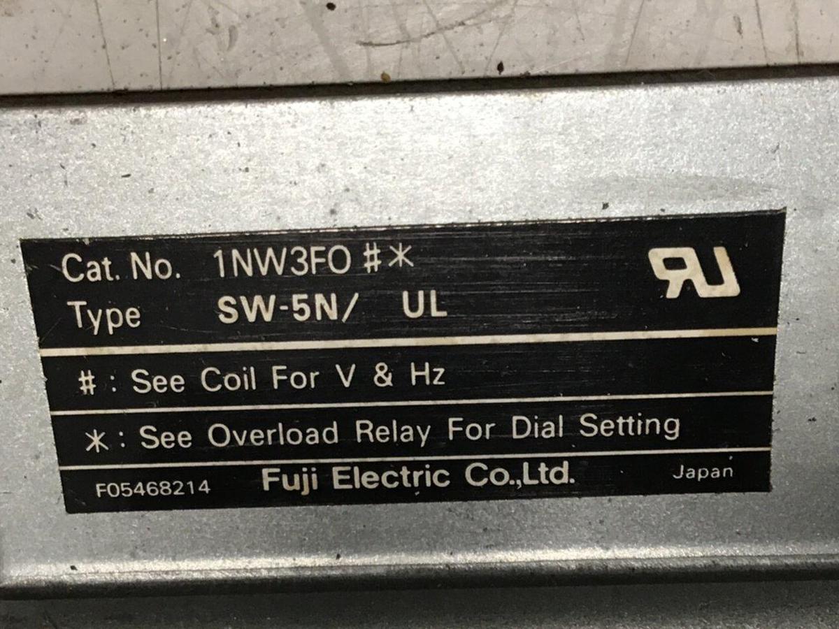 Used FUJI ELECTRIC Contactor SC-5N/UL 1NC3F0 USED