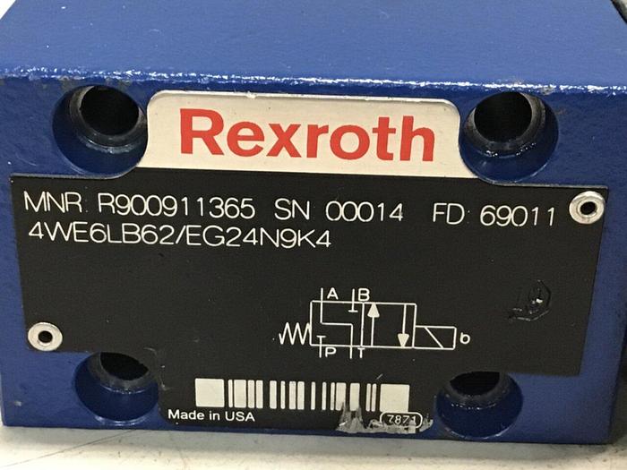Used REXROTH Valve 4WE6LB62EG24N9K4 #116279