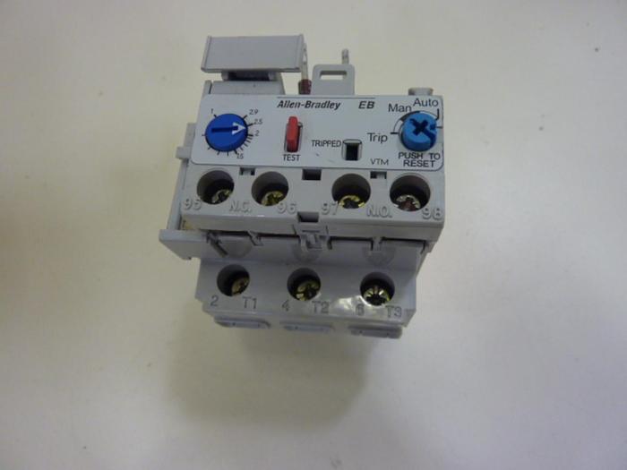Used ALLEN BRADLEY Overload Relay 193-EB1DB SER B #46874