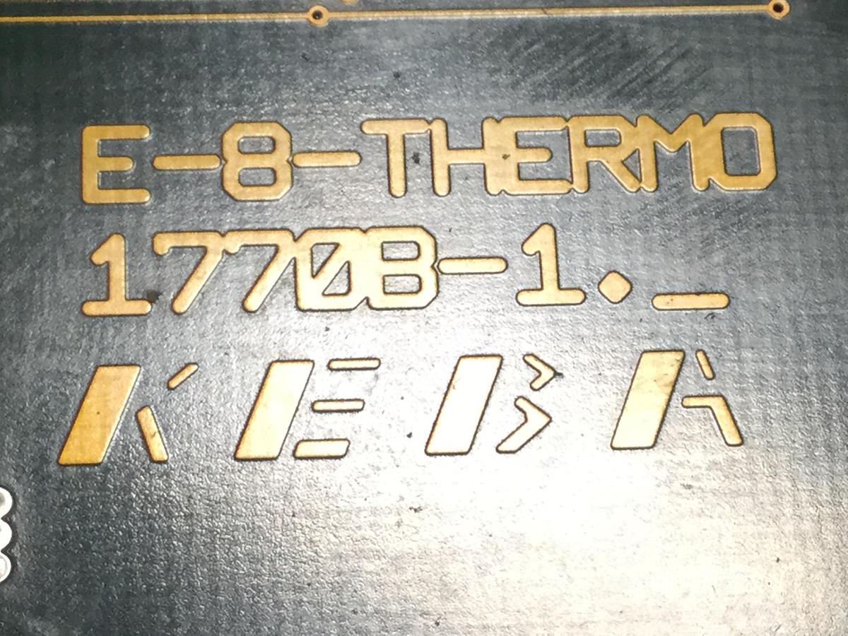 Used KEBA / Engel Circuit Board E-8-THERMO 1770B-1 #101587