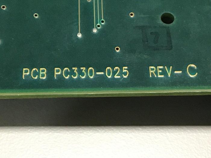 Used VAN DORN Analog Circuit Board 330025 PC330-025 Used
