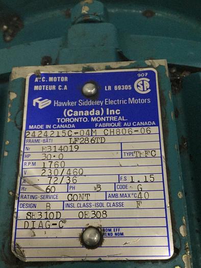 Used HAWKER SIDDELEY Motor CH806-06 2424215C-04M Used