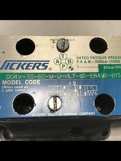 Used VICKERS Valve DG4V3S6CMUHL760EN490B13Used  #137306