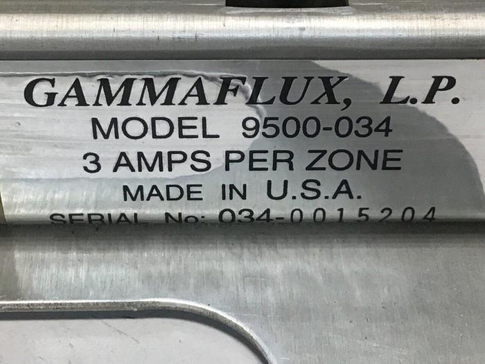Used GAMMAFLUX 4 Zone 2 Card Control Module 9500-034 Used