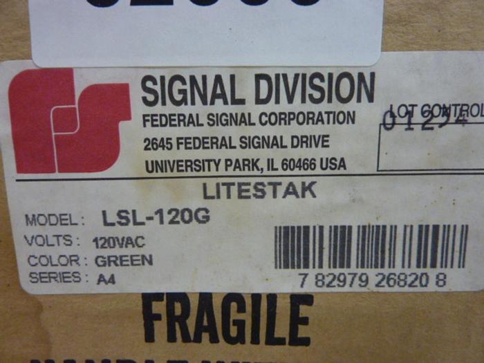 FEDERAL SIGNAL Safety Light LSL-120G #52666