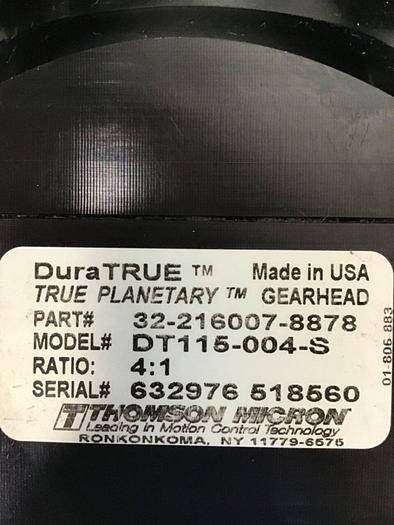Used THOMPSON Gearbox DT115-004-S #134941
