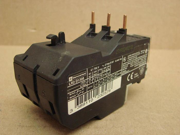 Used TELEMECANIQUE Overload Relay LR2D1308 Used