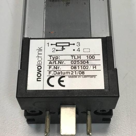 Used NOVOTECHNIK Positional Transducer TLH100 USED #97321