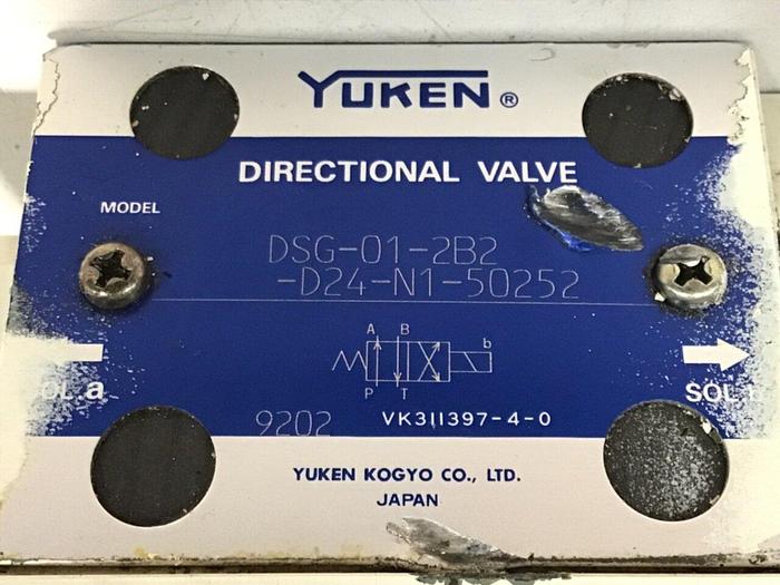 Used YUKEN Valve DSG-01-2B2-D24-N1-50252 #134995
