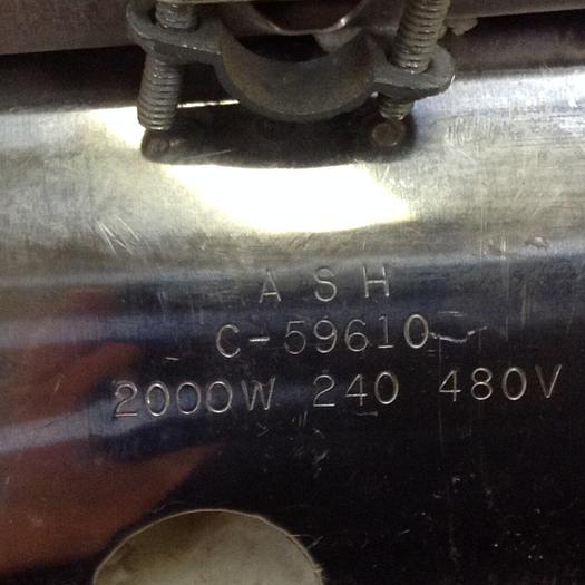ASH 2000 Watt Ceramic Heater Band C-59610 #87327
