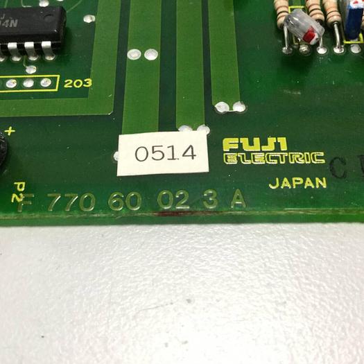 Used FUJI ELECTRIC Circuit Board F770 60 02 03 A F770600203A UM12A-D21 #93968