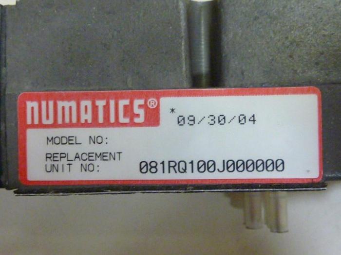 Used NUMATICS Regulator 081RQ100J000000 #67112