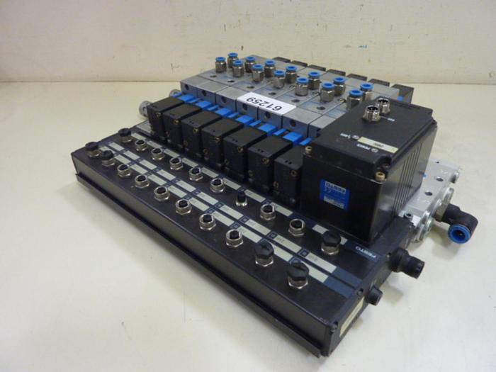 Used FESTO Control Block / Valve Terminal IFB8-02 #61259